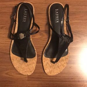 Black Ralph Lauren sandals